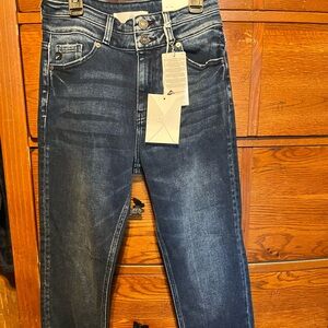 KanCan Dark Blue Skinny Jeans for Women